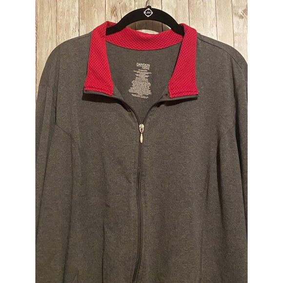 Women's Danskin Athletic Full Zip Jacket Coat Size 3X (22-24W) - Picture 7 of 11